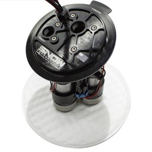 Dodge Redeye Fuel Pump - Snow Performance - High Output Fuel Hat - Triple Pump - Black - `15-`27